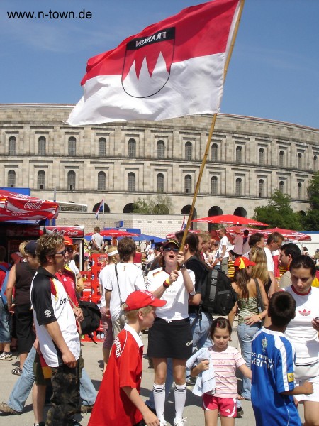 WM2006 FanFest in Nrnberg: Japan - Kroatien Franken