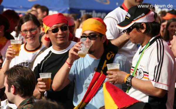 WM2006 Deutschland - Ecuador 3:0 auf dem Hauptmarkt