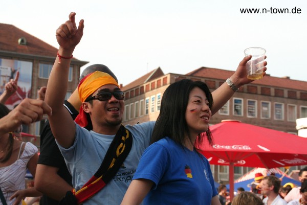 WM2006 Deutschland - Ecuador 3:0 auf dem Hauptmarkt