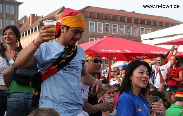 WM2006 Deutschland - Ecuador 3:0 auf dem Hauptmarkt