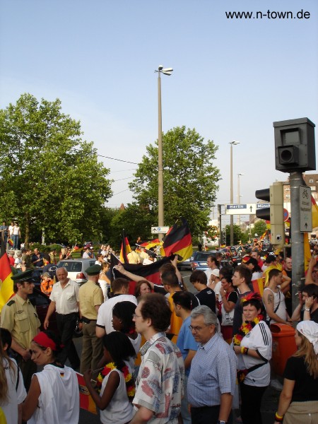 WM2006 Deutschland - Ecuador 3:0 auf dem Plrrer