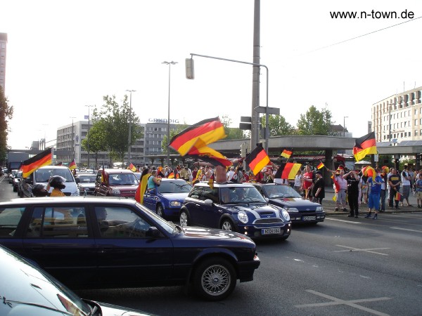 WM2006 Deutschland - Ecuador 3:0 auf dem Plrrer