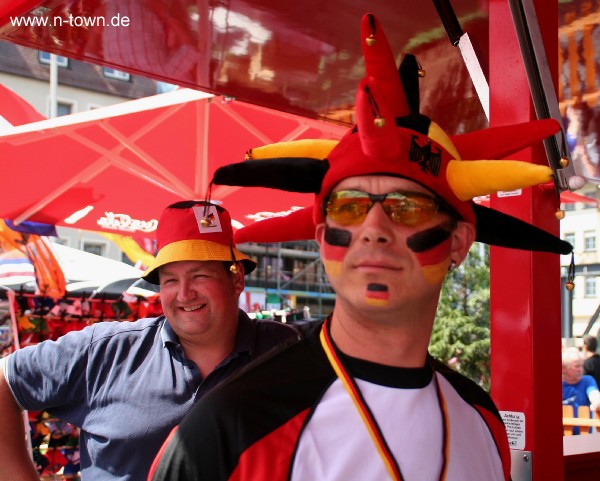 WM2006 Deuschland - Schweden auf dem Hauptmarkt