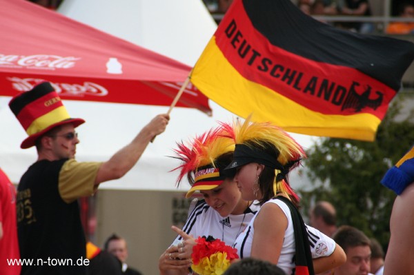 WM2006 Deuschland - Schweden auf dem Hauptmarkt