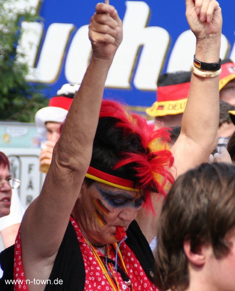 WM2006 Deuschland - Schweden auf dem Hauptmarkt