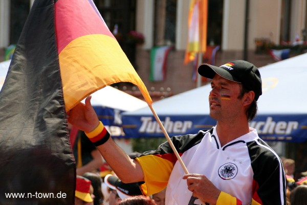 WM2006 Deuschland - Schweden auf dem Hauptmarkt