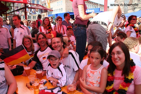 WM2006 Deuschland - Schweden auf dem Hauptmarkt