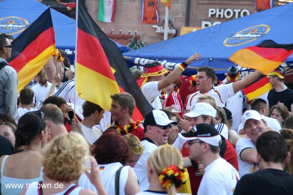 WM2006 Deuschland - Schweden auf dem Hauptmarkt