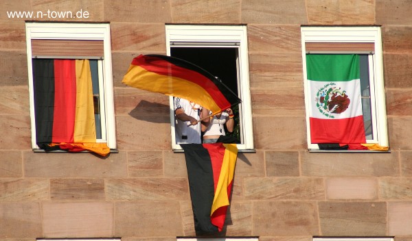 WM2006 Deuschland - Schweden auf dem Hauptmarkt