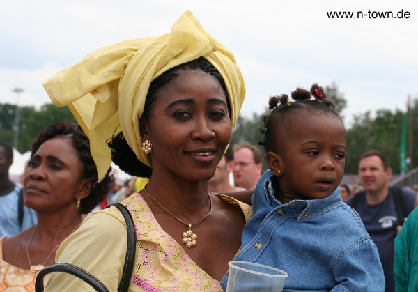 WM2006 Ghana : USA auf dem FanFest