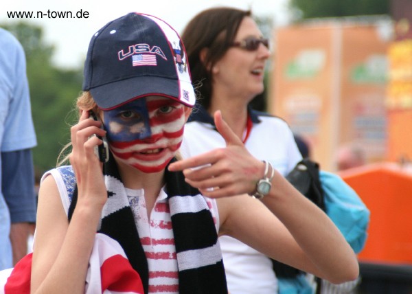 WM2006 Ghana : USA auf dem FanFest