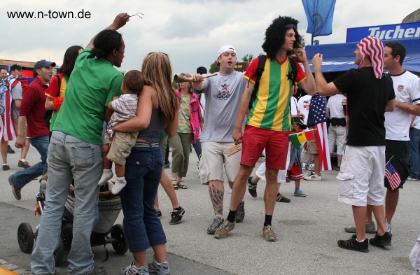 WM2006 Ghana : USA auf dem FanFest