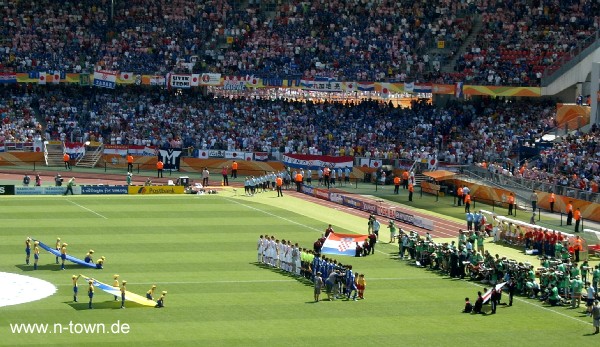 WM2006 Gruppenspiel in Nrnberg: Japan - Kroatien im Frankenstadion