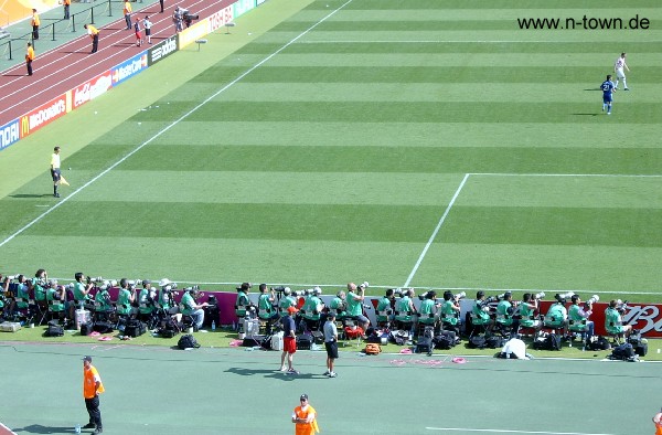 WM2006 Gruppenspiel in Nrnberg: Japan - Kroatien im Frankenstadion