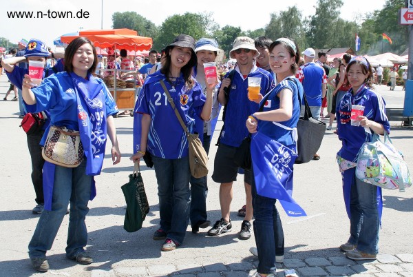 WM2006 Japan - Kroatien auf dem FanFest