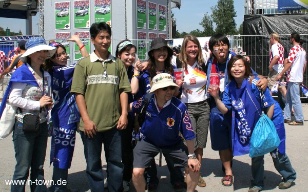 WM2006 Japan - Kroatien auf dem FanFest