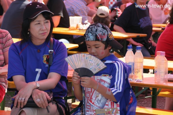 WM2006 Japan - Kroatien auf dem FanFest