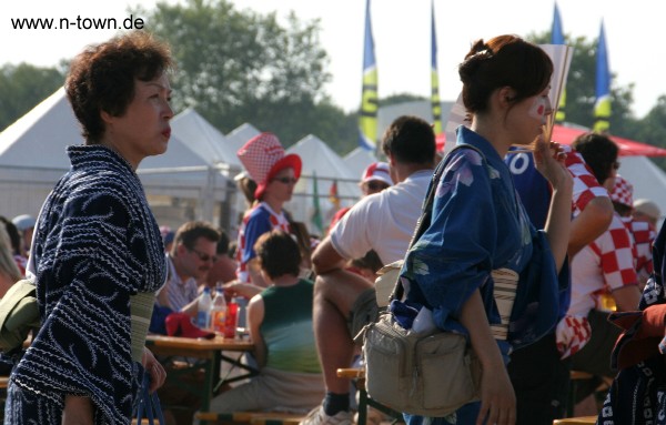 WM2006 Japan - Kroatien auf dem FanFest