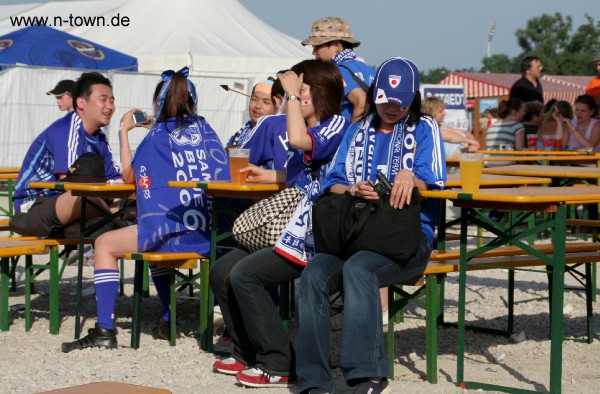 WM2006 Japan - Kroatien auf dem FanFest