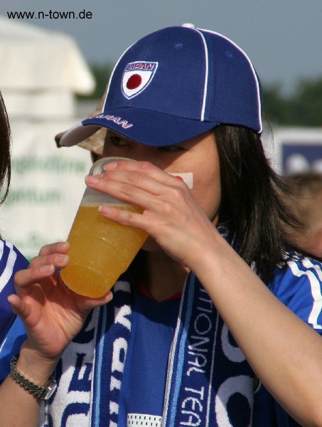 WM2006 Japan - Kroatien auf dem FanFest