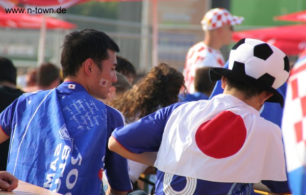 WM2006 Japan - Kroatien auf dem FanFest