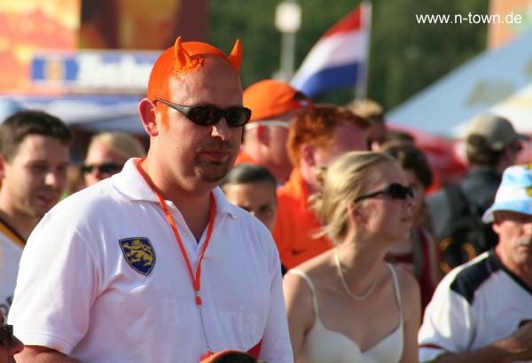 WM2006 Oranje - Portugal 0:1 auf dem FanFest in Nrnberg