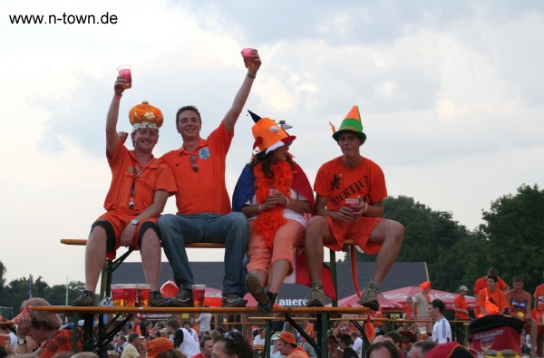 WM2006 Oranje - Portugal 0:1 auf dem FanFest in Nrnberg