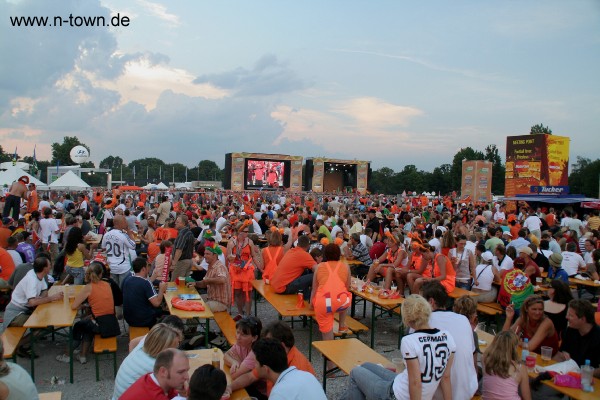 WM2006 Oranje - Portugal 0:1 auf dem FanFest in Nrnberg