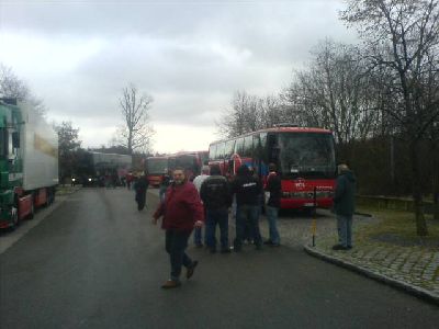 Vorra auf dem Weg nach Karlsruhe