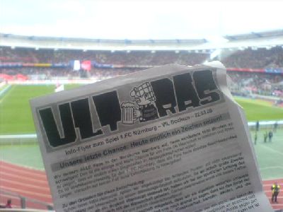 Fanboykott der Ultras Nürnberg