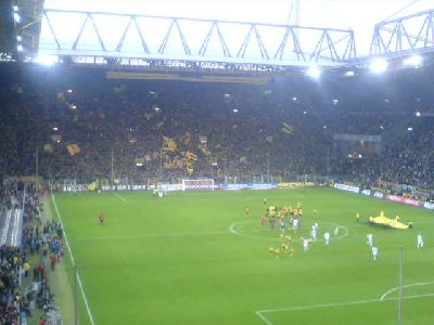Dortmund Signal Iduna Park vor Spiel gegen Nürnberg
